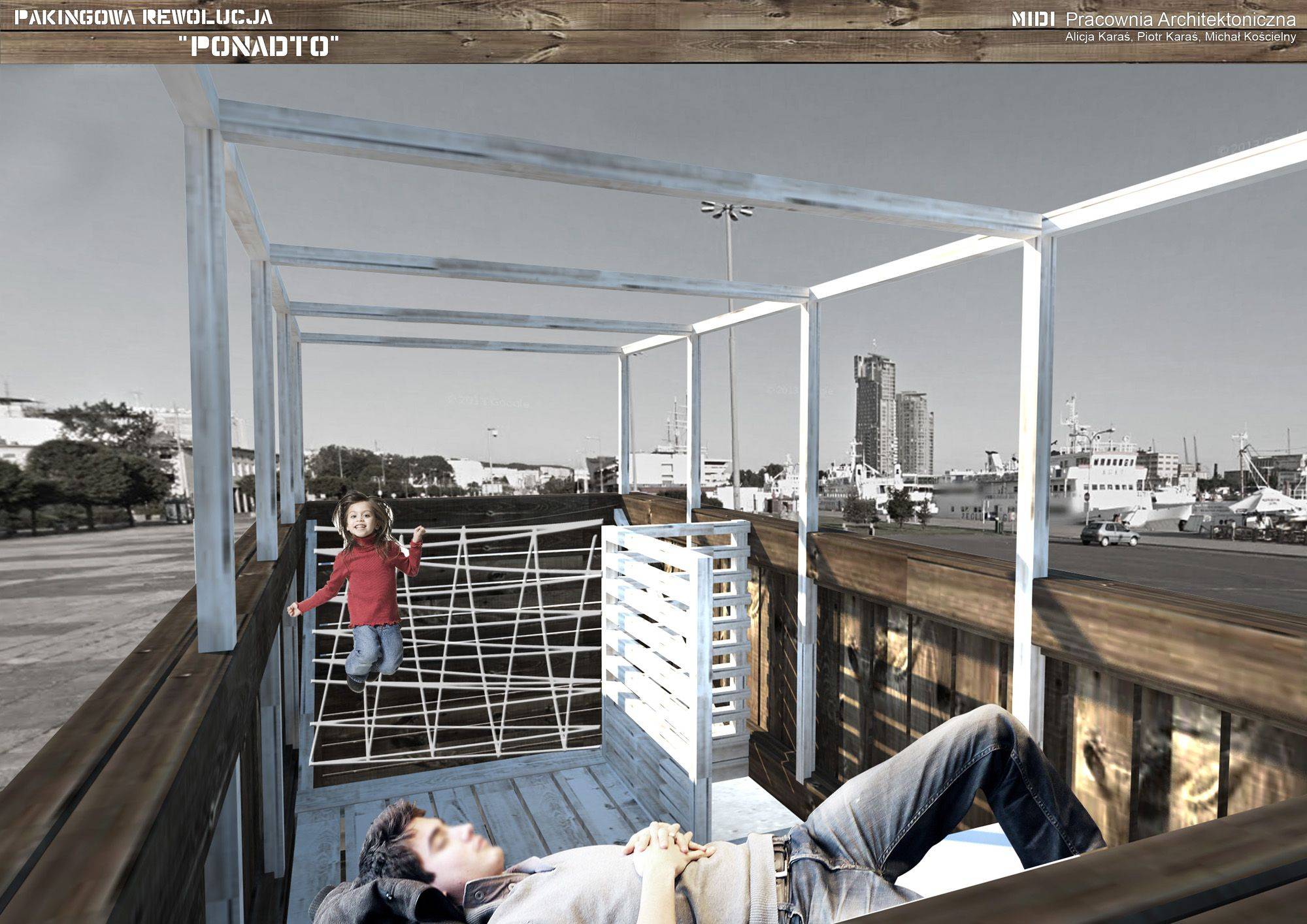 taras PONADTO jest idealnym miejscem do wypoczynku w centrum miasta